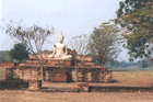 Photo of Buddha in Ruins: Click for Larger Image